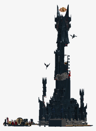 1lego Lotr Custom Barad Dur Update 2 20 18 1 - Barad Dur Png