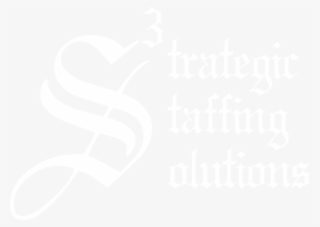 Strategic Staffing Solutions Logo - Calligraphy