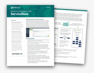 resolve integration with servicenow - document