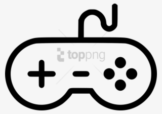 Free Png Videogame Free Icon - Video Game Controller Line Art