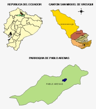 mapa parroquia pablo arenas - parroquias rurales del canton ibarra