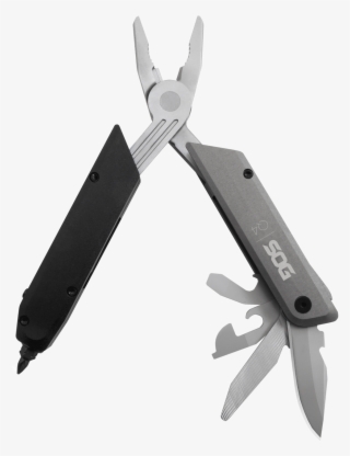 sog baton q4 black & grey anodized 10 tool multi tool - sog baton