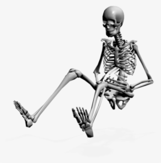 Skeleton Png Free Download - Skeleton Sitting Transparent Background