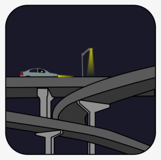 This Free Icons Png Design Of Car On Overpass - Flying Boat