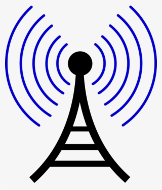 Satellite Clipart Satellite Tower - Radio Waves Clip Art