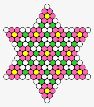 Flower Star Bead Pattern - Star And Circular Pattern