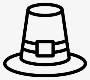 Pilgrim Hat Rubber Stamp - Rubber Stamping