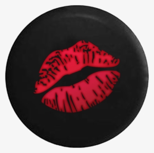 Lipstick Print Red Lips - Lip Gloss