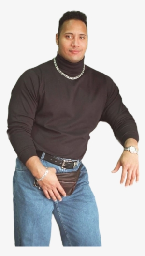 Dwayne Johnson Fanny Pack Meme Download - Dwayne Johnson In 1989  Transparent PNG - 638x993 - Free Download on NicePNG