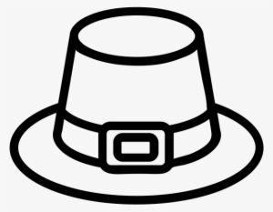 Pilgrim Hat Rubber Stamp - Clothing