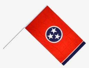 Hand Waving Usa Flag And - Tennessee Flag - 3x5 Ft