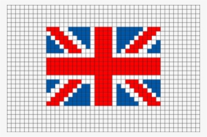 Flag Of United Kingdom Pixel Art Pixel Art Templates, - Minecraft Pixel Art Flags