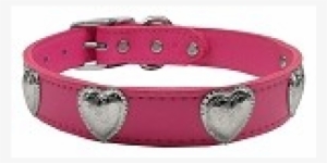 Mirage Pet Products Western Heart Leather Pink Dog
