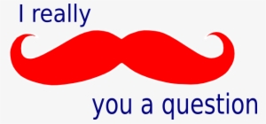 How To Set Use Mustache You A Question Svg Vector