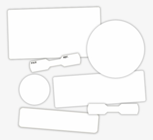 Etiquetas Adhesivas Blancas - Paper