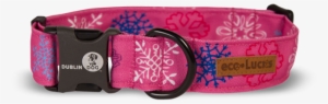 Click On Above Image To View Full Picture - Dublin Dog Winter Wonders Berry Ice Eco Lucks Dog Collar