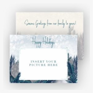 "pine cones and needles" card