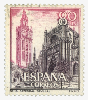 Old Stamp Png Transparent - Timbre Espagnol