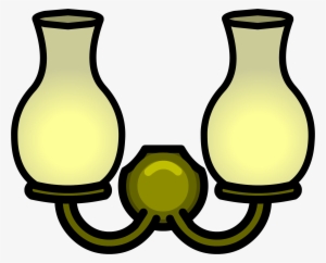 Double Wall Light - Wall Lamp Clipart Png