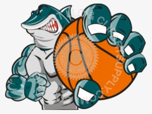 Shark Clipart Basketball - Basketball Shark