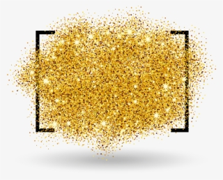 Frame Background Gold Template Glitter 4asno4i - Gold Paint Stroke Png