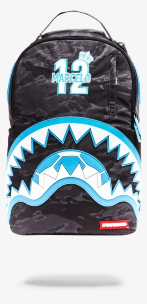 Sprayground- Marcelo Blue Rubber Shark Backpack - Sprayground Marcelo Bag