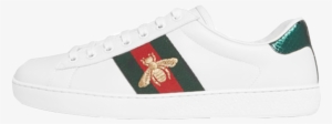 36 Gucci Ace Embroidered Watersnake Leather White Uk - Skate Shoe