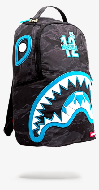 Sprayground- Marcelo Blue Rubber Shark Backpack - Sprayground Marcelo