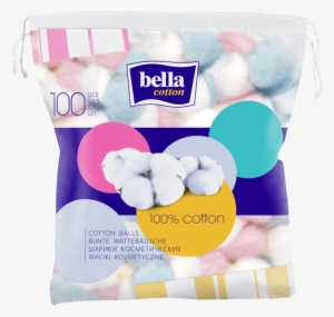 Bella Cotton Cosmetic Balls - 100 Pieces
