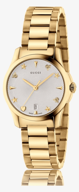 Gucci Ya126576 “g-timeless” Ladies Gold Pvd Plate Silver - Gucci G Timeless Silver Dial Two Tone Women's Watch