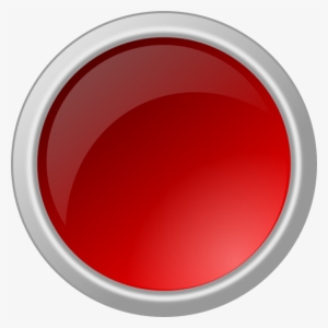 Glossy Red Button Svg Clip Arts 600 X 600 Px