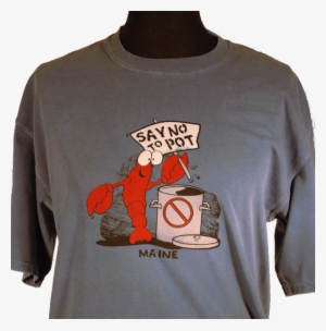 Chasing Tail Florida Lobster Short Sleeve T Shirt H - Lobster T Shirt Say No To Pot