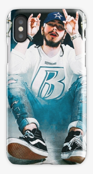 Post Malone Iphone X Snap Case - Candy Paint Post Malone