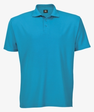 Free Tshirt Template Blue Golf Shirt - Anvil Heather Caribbean Blue