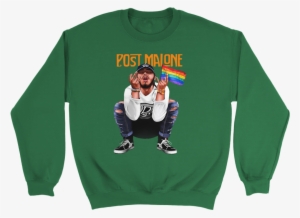 Post Malone And Lgbt Shirt Pride Month - Post Malone Long Sleeve