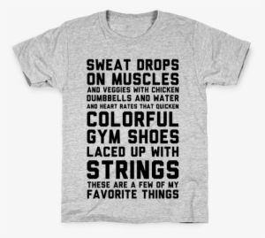 Sweat Drops On Muscles And Veggies With Chicken Kids - Wish You Were As Interesting As My Dog T-shirt: Funny