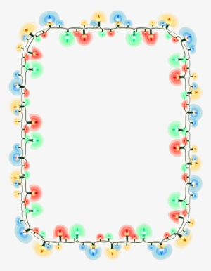 marco de luces navideñas - corak bunga di tepi kertas