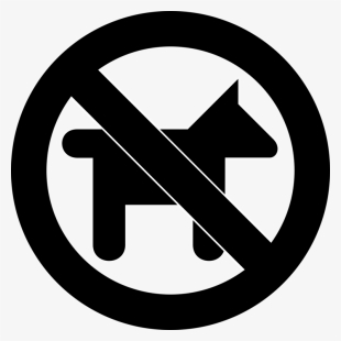 No Dogs Allowed Vector