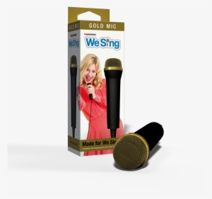 Gold Top Microphone - We Sing Pop Ps4