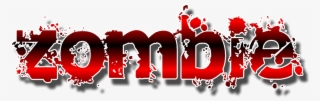 Graphics Text Zombie Dark Png Image - Illustration