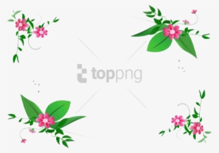 Free Png Flowers Frame Small Png Image With Transparent - Page Border Design Hd