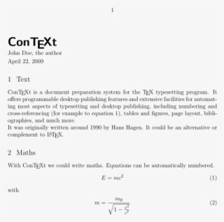 Context - Very Simple Application Letter