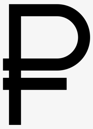 Electric Current Symbol Svg Png Icon Free Download - Ruble Sign