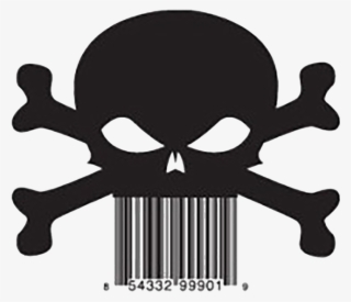 Product Code Two-dimensional Skull Universal Barcode - Skull Barcode