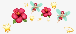 #fairy #star #shine #flower #crown #tumblr #cute #red - Emoji