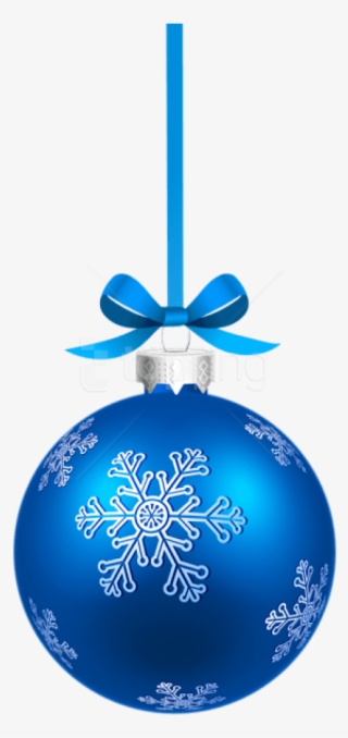 Christmas Snowflakes Png Transparent Background - Christmas Ball Blue Png