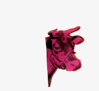 Vaca Sticker - Purple Cow Andy Warhol