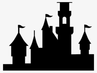 cinderella clipart big castle - disney castle silhouette png