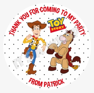 Toy Story Sweet Cone Stickers - Bullseye Toy Story Clipart