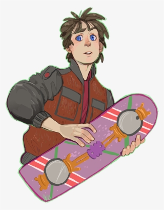 Back To The Future Clipart Marty Mcfly - Cartoon